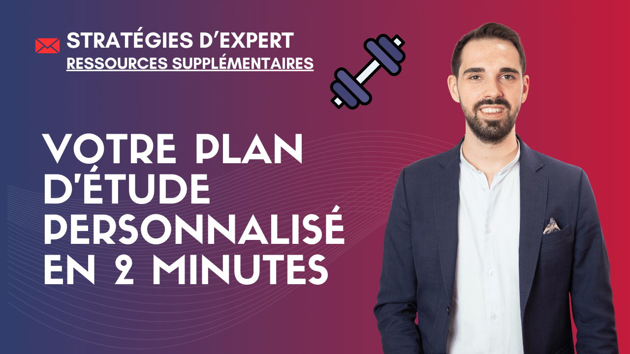 Votre plan d'entraînement sur mesure.